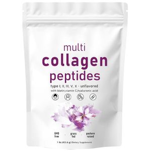 Microingredients  Multi Collagen Peptides Powder 454g.