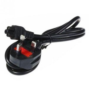 Pc 1.5metres Flower cable . 3-pin power cable typically used for laptops, desktop computers, monitors, and printers. 1.5m