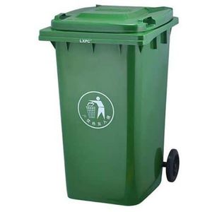240 Litres Commercial Outdoor Large Plastic trash Dust Bin With wheel-Multicolor