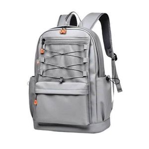 Well Designed Waterproof Backpack With USB Port-Grey
