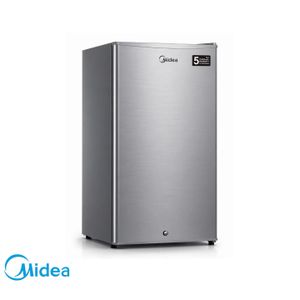 Midea 120L Gross( 93LNet ) Stainless Steel Color Single Door Refrigerator - Silver