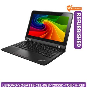 Lenovo Refurbished ThinkPad Yoga 11e Intel Celeron 8GB RAM 128GB SSD 2-in-1 Touchscreen Laptop