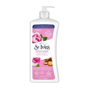 St. Ives Smoothing Body Lotion with Rose and Argan Oil For Hydration -621ml
