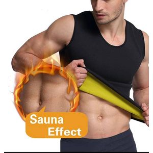 Men’s Sauna Workout Vest – Body Shaper & Sweat Enhancer - Black