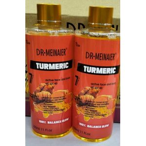 Dr.Meinaier Turmeric Face & Body Oil SPF40 For Nourishing ,Whitening,Anti-wrinkle,Anti-acne, Firming ,Clears Stretch Marks & Dark spot