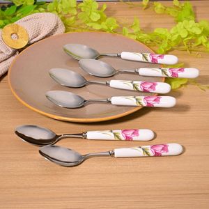 6pc decorated kitchen spoons