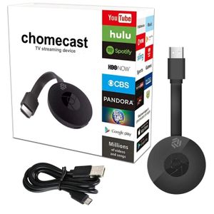 Google Chromecast – HD Media Streaming Device for TV, YouTube, Netflix, Disney+ & Screen Mirroring