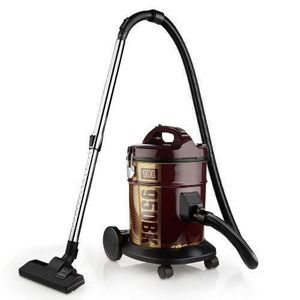 Winningstar 1800W 21L Dry Vacuum Cleaner With Copper Clad Aluminum Motor Full Dust Indicator Filter Telescopic Steel Pipe/1.5m Hose/ Floor Brush/ Combination Brush/ Non-Woven Bag 4.5m Copper Power Cord BS Plug- Brown.