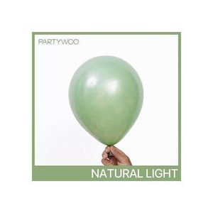 Set of 100 Pearl Light Green Balloons