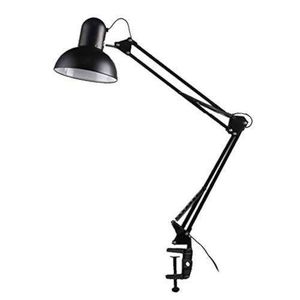 Adjustable Swing-Arm Desk Lamp with Clamp Base