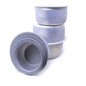 8 Piece Stainless Steel Saucepans - Silver