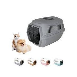M-PETS Giro Carrier, a durable pet travel crate designed for cats and small dogs. 
