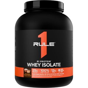 Rule 1 Proteins Protein Whey Isolate - with 25g Protein & 6g BCAA  (5 Pounds*, Chocolate Peanut Butter)