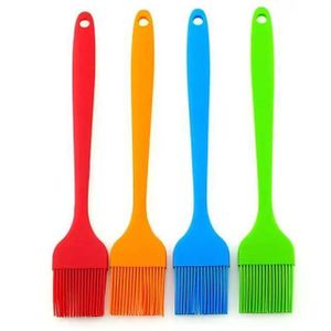 Pastry Brush 1Pc Silicone Pastry Brush Oil Brushes For Cake Bread Butter Baking Tools Kitchen-Red