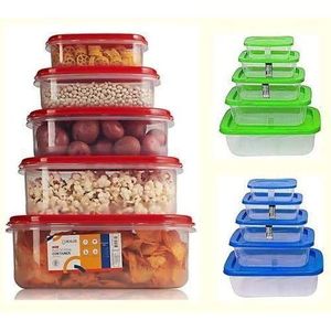5Pcs Food Storage Set - Clear