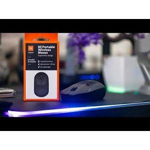XIAOMI  Mi Portable Wireless Mouse – Dual-Mode Bluetooth 4.2 & 2.4GHz USB, Anodized Aluminum Alloy Casing