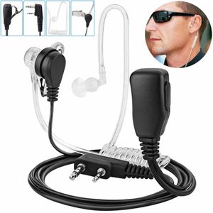 Baofeng 2-Pin Coil Acoustic Tube Earphone for Walkie Talkies / Radio Calls with 2-Pin Jack
