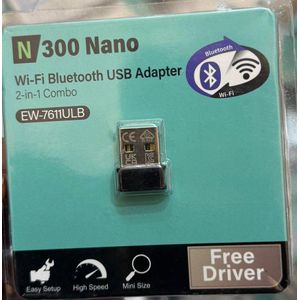 Nano WiFi and Bluetooth 2 in 1 adapter dongle 