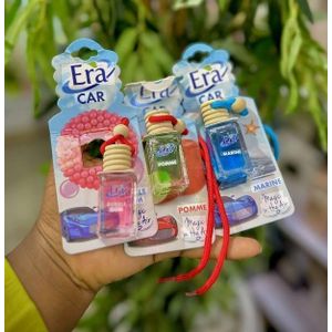Era Mini Car Diffusers, Long-Lasting Air Freshener with Natural Essential Oils, Home & Office Scent ( 3 Flavours Apple, Gum Scent, Orange, And Marine Flavour)