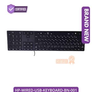 Hp  Wired USB Keyboard Brand Ne