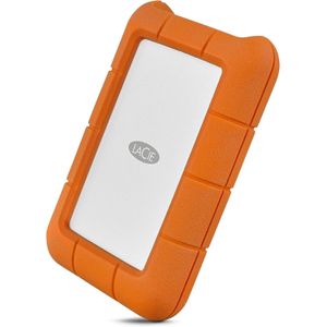 Lacie Rugged Thunderbolt USB-C 4TB External Hard Drive Portable HDD – USB 3.0 Compatible, Drop Shock Dust Water Resistant, Mac And PC Computer Desktop Workstation Laptop, 1 Mo Adobe CC (STFS4000800) -Orange