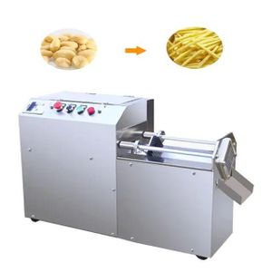 Commercial Eco Friendly Vegetable And Fruit Cutting Machine Mini Potato Chips Cutting Machine Chopper Slicer- Silver