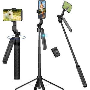 Versatile Smartphone Gimbal Stabilizer and Extendable Tripod - Multicolor