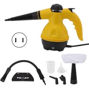 Multi-Purpose Handheld Pressurized Steam Cleaner with Accessory Kit - Multicolor