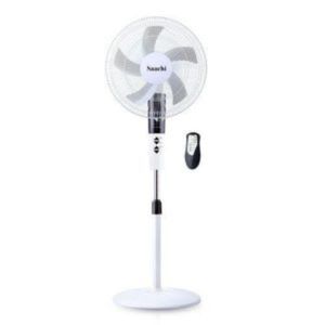 Saachi 16-Inch Stand Fan with Remote Control, 3 Speeds, 3 Wind Modes