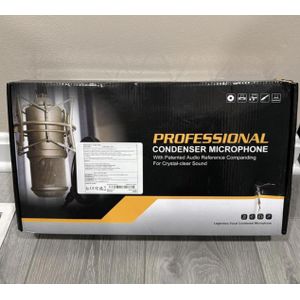 Professionnal  Condenser Microphone Black Bundle One Pack ALPOWL BM800TZ