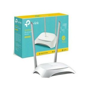 TP Link WiFi Router And Booster 300Mbps With 5dBi Antennas-White
