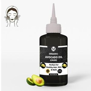 Mekis 100% Avocado Oil(Crude)-60ml,Support Softer,Smoother Skin,Promote Hair Growth & Collagen Production