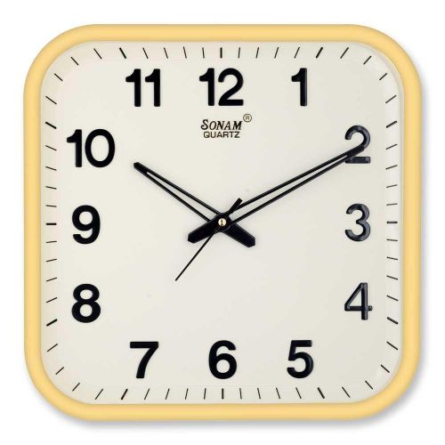 product_image_name-Generic-Unique Wall Clock - White, Gold -2