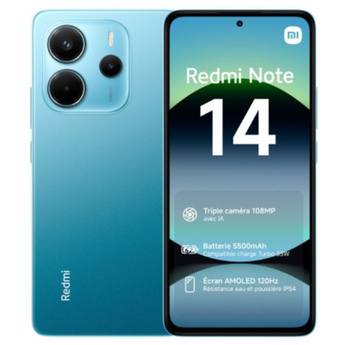 product_image_name-Redmi-Note 14 4G 6.67" 8GB RAM 256GB ROM 108MP 5500mAh - Blue-1