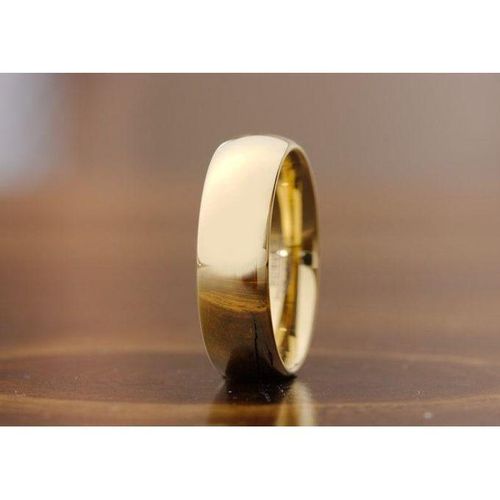 product_image_name-Rings-Gold Courted Stainless Steel Engagement Promise Ring. For Weddings-1