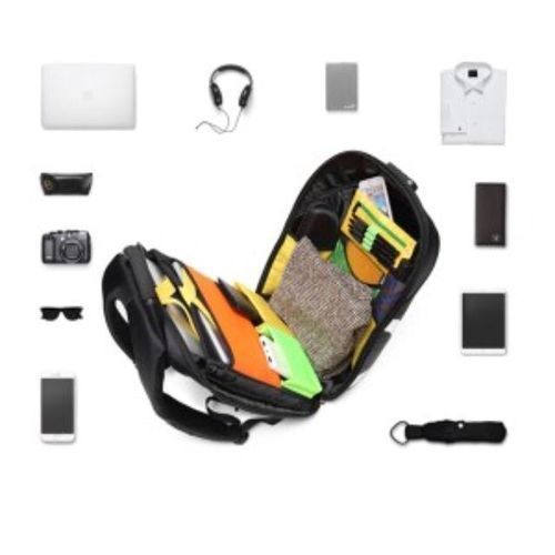 product_image_name-Generic-Anti-Theft Laptop Backpack Business Travel Bag - Unisex Design with USB Charging and Aux Port - Black-3