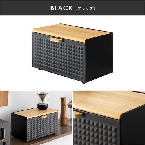 product_image_name-Generic-Stylish Bread Bin with Bamboo Lid -Multicolor-2