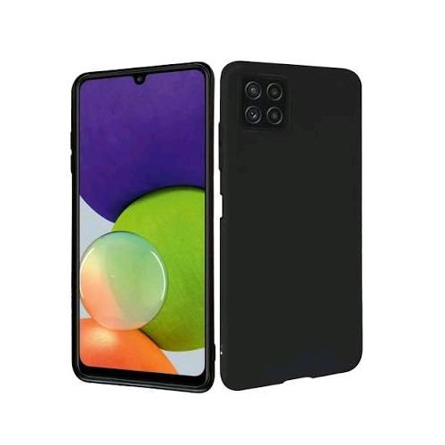 product_image_name-Generic-Samsung Galaxy A22 5G Case, Black Slim Fit Protective Case, Scratch Resistant Shockproof Anti-Fall TPU Silicone Case for Wireless Charging-1