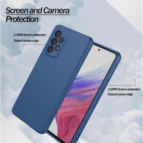 product_image_name-Generic-Galaxy A33 5G Samsung A33 5G Case,Liquid Silicone Case with Full Body Protection Soft Microfiber Lining Anti-Scratch Shockproof Protective Cover for Samsung Galaxy A33 5G,Blue-2