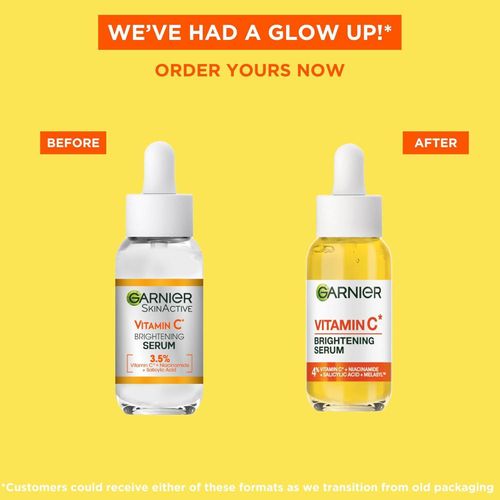 product_image_name-Garnier-Vitamin C Brightening Serum With 4% Vitamin C, Niacinamide & Salicylic Acid, Brightens Skin, Reduces Dark Spots & Evens Skin Tone, 30ml-2