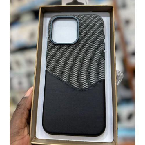 product_image_name-Original-Stylish Two-Tone Hybrid Phone Case for S25 Ultra (Textile and PU Leather)-1