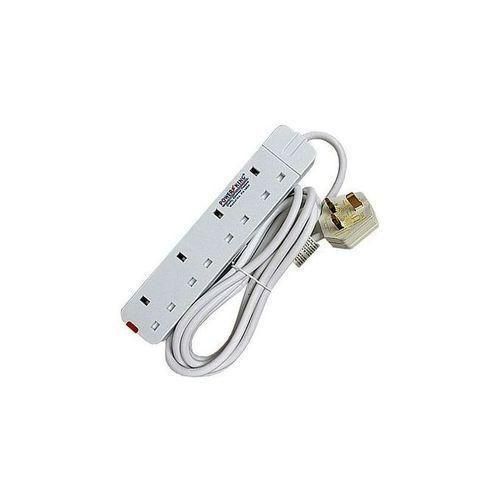 product_image_name-Power King-4 Way Power Extension Cable - White-1