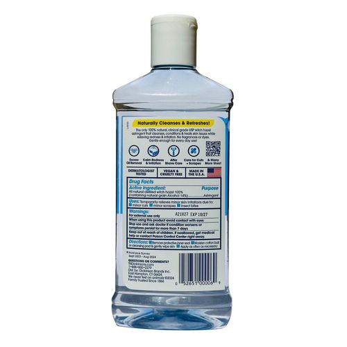 product_image_name-T N DICKINSONS-Witch Hazel - 100% Natural Astringent for Face & Body - 473ml-3