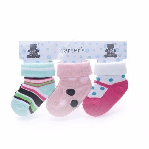 product_image_name-Carter-3pcs Baby Socks - Multi Colour-1