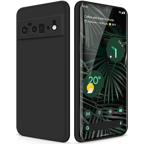 product_image_name-Google-Pixel 6 Pro Slim Soft Silicone Shockproof Anti-Scratch Case - Black-1