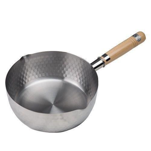 product_image_name-Generic-26cm Stainless Steel Wok Pot Milk Saucepan With Wooden Handle, Silver.-7