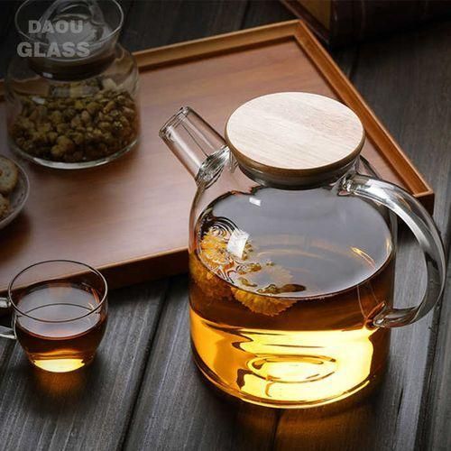 product_image_name-Generic-1800ml Glass Teapot Kettle With Whistle Infuser & Bamboo Lid- Clear.-3