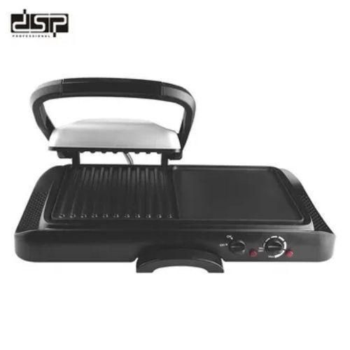 product_image_name-Dsp-2 In1 IElectric Grill Portable Nonstick Barbecue Press Machine - Black.-4