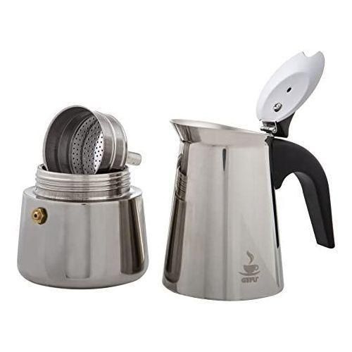 product_image_name-Generic-Espresso Maker Emilio For 4 Cups, Stainless Steel- Silver.-4