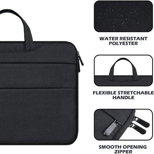 product_image_name-Generic-Ultra-Portable Briefcase with Shoulder Strap For Laptop Sleeve Carrying Case Compatible with 16 Inch MacBook Pro/Pro Max M1 M2 M3 M4 Briefcase with Hidden Handle Multiple Pocket Protective Padded Polyester Waterproof Computer Bag-3